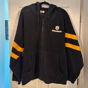 Vintage!! NFL Steelers Full Zipper Jacket